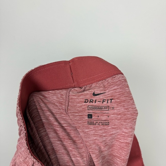 Men's Nike Dri-Fit Red Marled Jogger Sweatpants - Picture 7 of 7